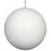 Χριστουγεννιάτικη Μπάλα Οροφής Λευκή, Οικολογική (25cm)